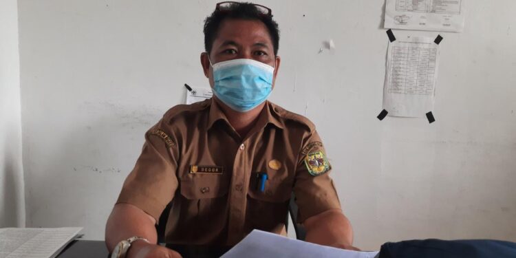 Kepala Seksi Identifikasi, Penguatan Kapasitas di Dinsos Kabupaten Gumas, Degor. (MASAPNEWS/GCM)
