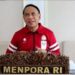 Menteri Pemuda dan Olahraga Zainudin Amali ketika memberika sambutan pada Webinar sosialisai 'Desain Besar Olahraga Nasional' pada Rabu (1/9). (tangkap layar webinar 'Desain Besar Olahraga Nasional' (IST)