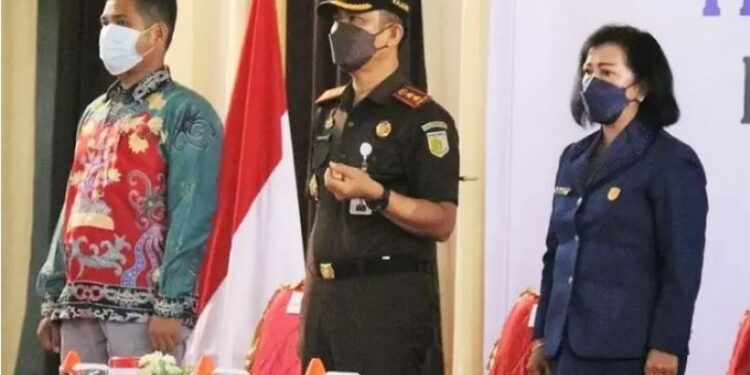 Ketua DPRD Kotawaringin Timur Rinie saat menghadiri pelantikan 316 pejabat di lingkup Pemerintah Kabupaten Kotawaringin Timur, Kamis (16/9/2021). (IST)