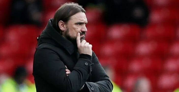 Manajer Norwich City Daniel Farke saat mendampingi timnya menghadapi Sheffield United dalam laga lanjutan Liga Inggris di Stadion Bramall Lane, Sheffield, Inggris, Sabtu (7/3/2020). (ANT/IST)