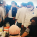 Ketua DPRD Kotawaringin Timur Rinie bersama Sekretaris Daerah Fajrurrahman memantau vaksinasi COVID-19 yang dilaksanakan Kadin Kotawaringin Timur, Sabtu (25/9/2021). ANT/IST