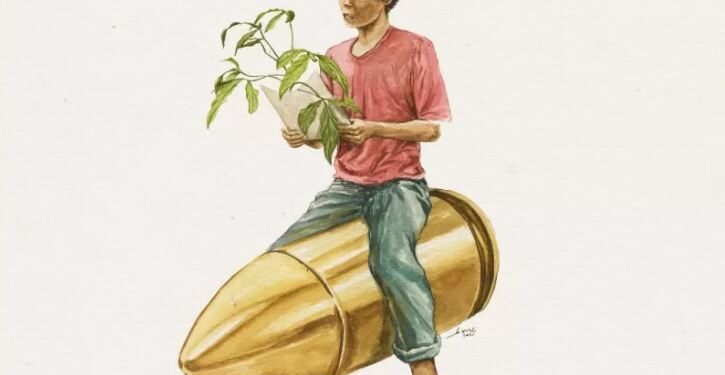 Album perdana Fajar Merah yang berjudul "Dia Ingin Jadi Peluru (Tribute to Wiji Thukul)" (ANT/Ho)