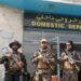 Pasukan Taliban berjaga tepat sehari setelah penarikan pasukan AS dari Bandara Internasional Hamid Karzai di Kabul, Afghanistan (31/8/2021). (MASAPNEWS/ANT/REUTERS)