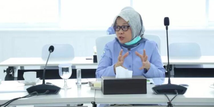 Kepala Badan Karantina Ikan, Pengendalian Mutu dan Keamanan Hasil Perikanan (BKIPM) Rina. (ANT/HO-KKP)