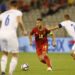 Kapten timnas Belgia, Eden Hazard (kedua kanan) menggiring bola melewati pemain Republik Ceko dalam Kualifikasi Piala Dunia 2022 Grup E zona Eropa di King Baudouin Stadium, Brussels, Belgia pada 6 September 2021. (ANT/REUTERS/JOHANNA GERON)
