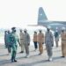 Rombongan TNI AL dan tenaga kesehatan IPDN telah berangkat dari Jakarta pada Rabu 8 September 2021 menggunakan Pesawat Hercules untuk gebyar vaksinasi COVID-19 di Papua. (MASAPNEWS/ANT/HO-IPDN)