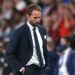 Pelatih timnas Inggris Gareth Southgate saat final Piala Eropa 2020 menghadapi Italia di Wembley Stadium, London, Inggris (11/7/2021). (MASAPNEWS/ANT/REUTERS/Carl Recine)