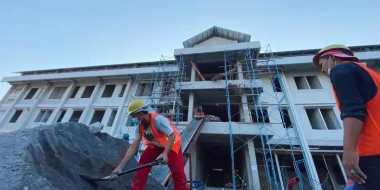 Pembangunan rusun untuk MBR di Daerah Istimewa Yogyakarta. (MASAPNEWS/ANT/HO-Ditjen Perumahan Kementerian PUPR)