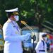 Kasal Laksamana TNI Yudo Margono saat memberikan sambutan pada Peringatan Hari Jadi ke-76 TNI Angkatan Laut, di Lapangan Trisila Markas Besar Angkatan Laut (Mabesal), Cilangkap, Jakarta Timur, Jumat (10/9/2021). (MASAPNEWS/ANT/HO-Dispenal)