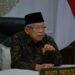 Wakil Presiden Ma'ruf Amin memberikan sambutan dalam webinar Investasi Pasar Modal dalam Perspektif Islam secara virtual, Sabtu (11/9/2021). (ANT/Asdep KIP Setwapres)