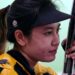 Atlet menembak Indonesia Vidya Rafika Rahmatan Toyyiba saat tampil dalam kualifikasi nomor 50m rifle putri Olimpiade Tokyo 2020 di Asaka Shooting Range, Tokyo, Jepang, Sabtu (31/7/2021). (MASAPNEWS/ANT/REUTERS)