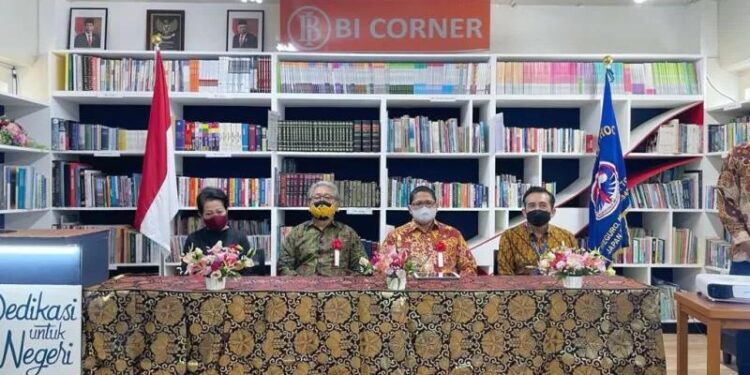 Suasana pembukaan Bank Indonesia Corner dan Pojok Baca Dongeng di Sekolah Republik Indonesia Tokyo (SRIT) pada Jumat (10/9/2021). (MASAPNEWS/ANT/HO-KBRI Tokyo)