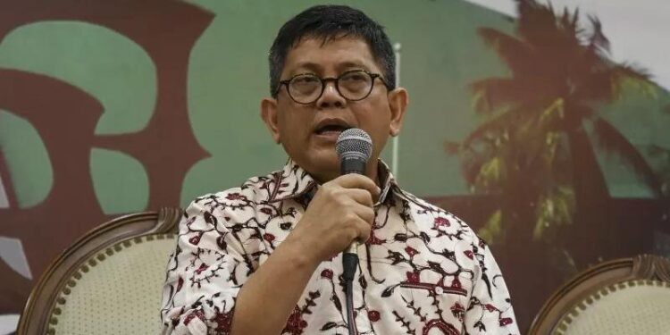 Staf Khusus Menteri ATR/Kepala BPN Bidang Kelembagaan sekaligus Juru Bicara Kementerian ATR/BPN Teuku Taufiqulhadi. (MASAPNEWS/ANT/Hafidz Mubarak)