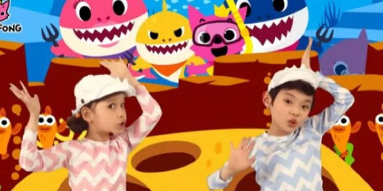 Lagu Pinkfong "Baby Shark" (tangkapan layar Variety)