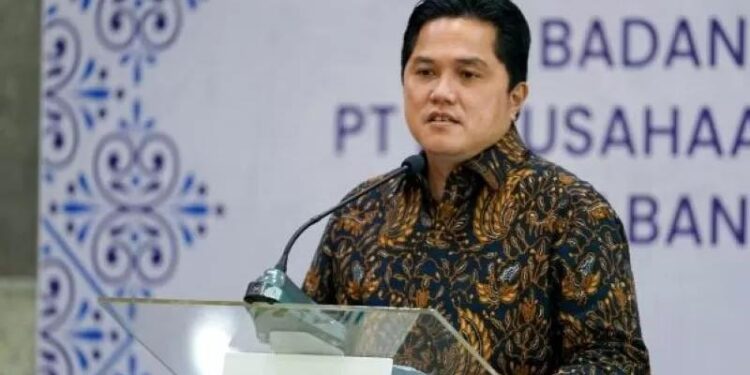Dokumentasi - Menteri BUMN Erick Thohir. ANT/IST