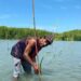 Warga Kampung Armopa, Distrik Bonggo, Kabupaten Sarmi, Papua melakukan pananaman mangrove dalam program PEN BRGM tahun ini. (MASAPNEWS/ANT/HO-Humas BRGM)