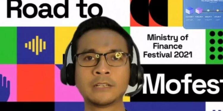 Pelaksana Direktorat Barang Milik Negara Direktorat Jenderal Kekayaan Negara Kementerian Keuangan Mundhi Saptono dalam webinar Road to Ministry of Finance Festival 2021 di Jakarta, Jumat (17/9/2021). (MASAPNEWS/ANT/Tangkapan layar)