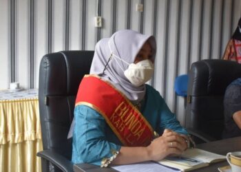 Bunda PAUD Kabupaten Lamandau Hj Rusdianti Hendra Lesmana.