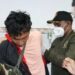 Dr. Restu Pamanggi, dokter Puskesmas Kiwirok yang mengalami luka ditangan akibat dianiaya KKB di Kiwirok ditangan dokter RS Marthen Indey Jayapura. (MASAPNEWS/ANT/HO/Pendam XVII Cenderawasih)
