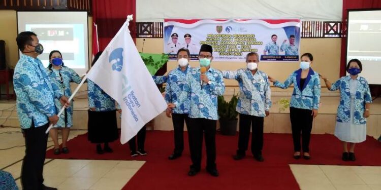 Suasana pelantikan Pengurus Wilayah IGI Provinsi Kalteng yang dilakukan secara virtual, Sabtu (18/9/2021). (Foto : IGI Kalteng)