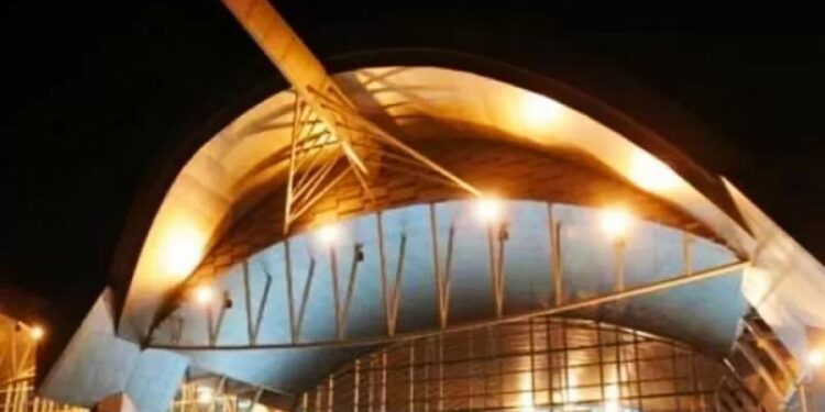 Arsip - Bandara Internasional Sultan Hasanuddin Makassar (SHIAM) di Kabupaten Maros, Sulawesi Selatan. (MASAPNEWS/ANT)