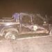 Kondisi mobil laka tunggal di Batu Nyapau. (Foto : Polres Gumas)