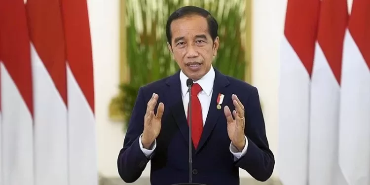Presiden Joko Widodo dalam peringatan Hari Sumpah Pemuda ke-93 secara virtual, dipantau di Jakarta, Kamis (28/10/2021). (MASAPNEWS/ANT/HO-Biro Pers Sekretariat Presiden)