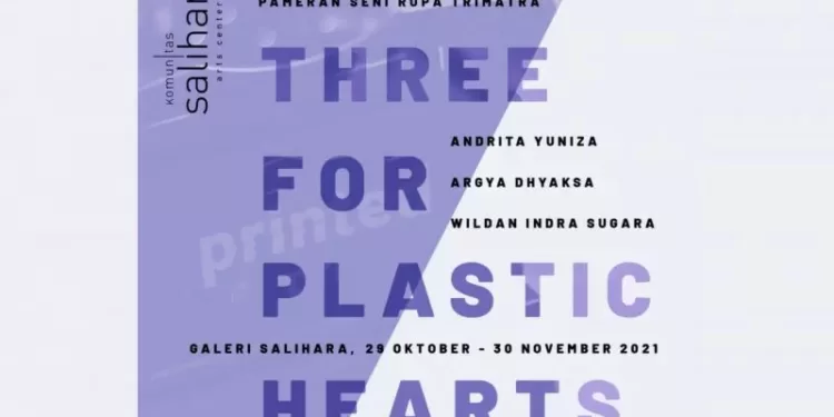Pameran seni rupa "Three for Plastic Hearts" hadir di Galeri Salihara hingga 30 November 2021. (MASAPNEWS/ANT/HO/Komunitas Salihara)