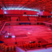 Suasana lapangan pertandingan bulu tangkis di Gedung Olahraga (GOR) Waringin, Kota Jayapura, Papua, Kamis (8/7/2021). Venue cabor bulu tangkis PON XX Papua di GOR Waringin Jayapura hingga saat ini masih dalam tahap renovasi mulai dari perbaikan arena, lapangan pemanasan, ruangan atlet, media center, ruang VIP dan area parkir kendaraan. ANT/IST