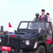 Tangkap layar - Presiden Joko Widodo dan Menteri Pertahanan Prabowo Subianto meninjau barisan komponen cadangan yang hadir dalam upacara Penetapan Komponen Cadangan Tahun Anggaran 2021 di Pusat Pendidikan dan Pelatihan Pasukan Khusus (Pusdiklatpassus) Batujajar, Bandung Barat, Jawa Barat, Kamis (7/10/2021). ANT/IST