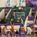 Tim bola basket putra Jawa Tengah (seragam putih) mmenghadapi DKI Jakarta pada laga terakhir Pool A PON XX Papua di Mimika Sport Complex, Mimika, Rabu (6/10/2021). Pada pertandingan itu, Jawa Tengah menang dengan skor 88-82, yang membuat Jateng dan DKI Jakarta berhak melaju ke semifinal PON XX Papua. (ANT/IST)