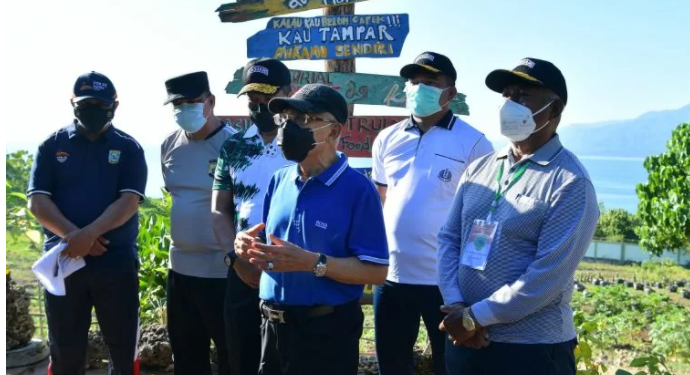 Wakil Presiden Ma'ruf Amin meninjau Kodam XVIII Kasuari Manokwari, Papua Barat, Jumat (15/10/2021).. ANT/IST.