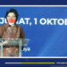 Tangkapan layar - Menteri Keuangan Sri Mulyani Indrawati dalam Peluncuran Meterai Elektronik yang dipantau di Jakarta, Jumat (1/102021). (ANT/Youtube Direktorat Jenderal Pajak/pri)