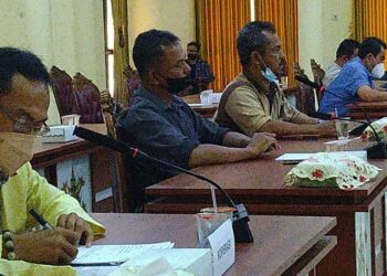 DPRD Kabupaten Lamandau saat menggelar RDP bersama pengurus dan anggota KUD Cipta Bersama Sejati Mandiri di kantor DPRD setempat, Rabu (27/10/2021).