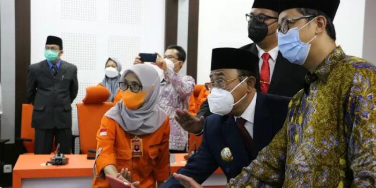 Bupati Kulon Progo Sutedjo meluncurkan Pemilos Serentak 2021 pada Jumat (1/10). (MASAPNEWS/ANT/HO-Humas Pemkab Kulon Progo)