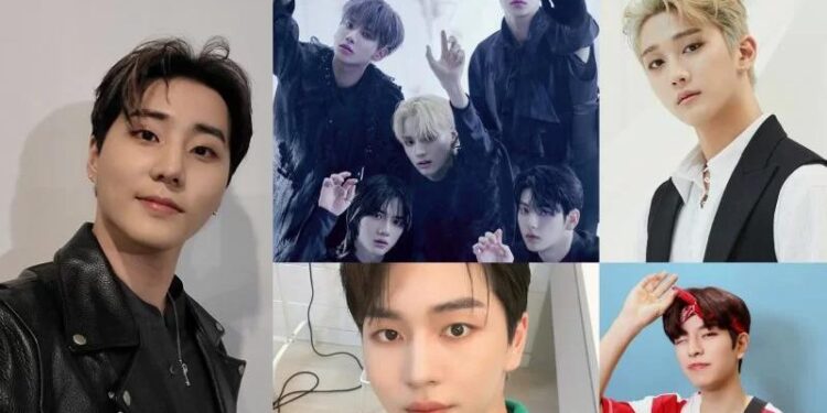 Para DJ spesial "Kiss the Radio" yang akan menggantikan Young K DAY6 (Twitter.com/day6official/CUBE_PTG/GoldenChild/TXT_bighit/Stray_Kids)