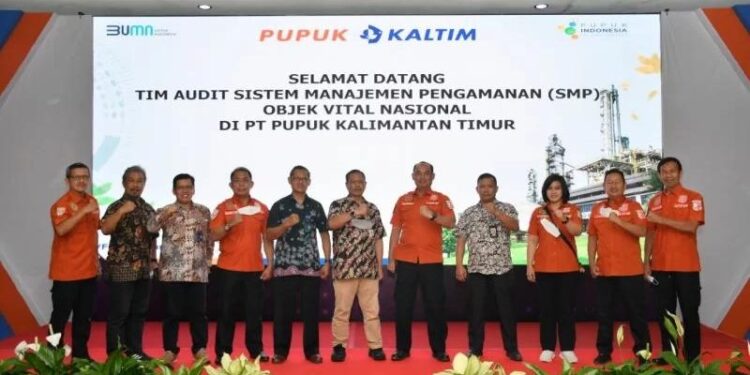 Sistem Manajemen Pengamanan (SMP) PT Pupuk Kalimantan Timur (Pupuk Kaltim) meraih klasifikasi Gold berdasarkan audit tim Auditor Sistem Manajemen Pengamanan Objek Vital Nasional (SMP Obvitnas) Mabes Polri di seluruh kawasan perusahaan. (MASAPNEWS/ANT/HO-Pupuk Kaltim)