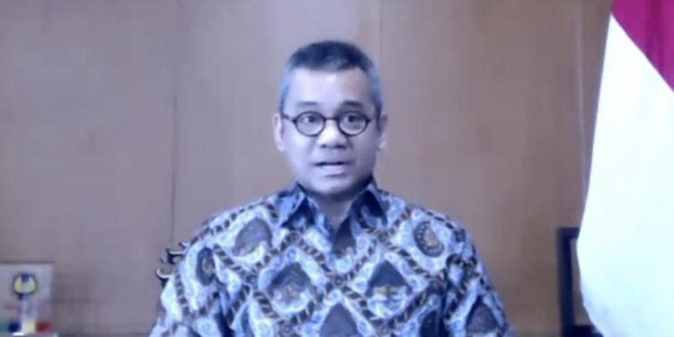 Wakil Menteri Keuangan Suahasil Nazara dalam Profesi Keuangan Expo 2021 secara daring di Jakarta, Senin (11/10/2021). (MASAPNEWS/ANT)
