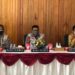 Tim Satgas Saber Pungli UPP Lamandau saat melaksanakan sosialisasi Perpres 87 tahun 2016 di kantor Disdukcapil setempat, Kamis (14/10/2021).