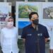 Menteri Badan Usaha Milik Negara (BUMN) Erick Thohir (kedua dari kanan) saat memberikan penjelasan terkait master plan Harbourcity. Lampung Selatan. (16/10/2021). (MASAPNEWS/ANT)