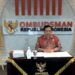 Ketua Ombudsman Republik Indonesia Mokhammad Najih memberi pengantar diskusi dalam diskusi publik bertajuk “Refleksi 13 Tahun UU No. 37 Tahun 2008 tentang Ombudsman RI dalam Meningkatkan Kualitas Pelayanan Publik” yang disiarkan secara langsung di kanal YouTube Ombudsman RI, Kamis (21/10/2021). (MASAPNEWS/ANT/Tangkapan layar)