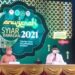Komisioner KPI Pusat Koordinator Bidang Pengawasan Isi Siaran Mimah Susanti (kiri) dan Wakil Ketua KPI Pusat/Penanggungjawab Anugerah Syiar Ramadan 2021 Mulyo Hadi Purnomo (kanan) saat konferensi pers Anugerah Syiar Ramadan 2021 di Auditorium Abdurrahman Saleh Gedung LPP RRI, Jumat, (22/10/2021) (MASAPNEWS/ANT)