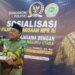 Wakil Ketua MPR RI Jazilul Fawaid saat melakukan sosialisasi empat pilar kebangsaan bekerjasama dengan DKW Garda Bangsa Maluku Utara di Kota Ternate, Sabtu (23/10). (MASAPNEWS/ANT/HO-Humas MPR)