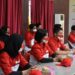 Puluhan peserta dari Kabupaten Lamandau mengikuti pelepasan dalam rangka mengikuti peringatan Sumpah Pemuda dan IBAB tingkat Kalteng ke-93 di Kabupaten Seruyan.