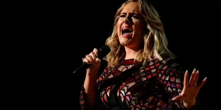 Adele di Grammy Awards, Los Angeles, California, AS pada 2017 (MASAPNEWS/ANT/REUTERS)