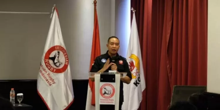 Ketua Umum Pengurus Besar Persatuan Rugby Union Indonesia (PB. PRUI) Didik Mukrianto. (MASAPNEWS/ANT/HO/PB PRUI)