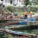 Kegiatan penertiban keramba jaring apung di Haranggaol, Danau Toba, Kabupaten Simalungun. (MASAPNEWS/ANT/HO-Humas Polres Simalungun)