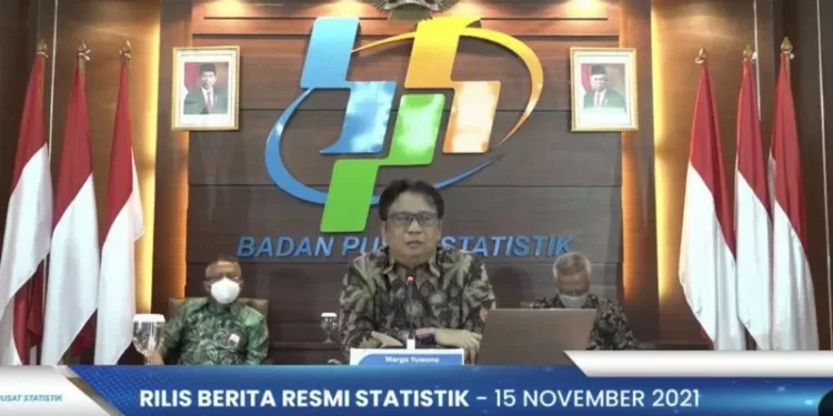 Kepala Badan Pusat Statistik Argo Yuwono. (MASAPNEWS/ANT/ Tangkapan Layar Aplikasi Youtube)