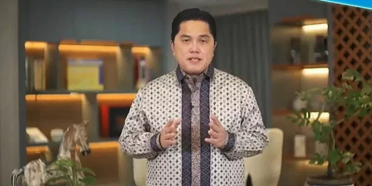 Menteri Badan Usaha Milik Negara (BUMN) Erick Thohir. (MASAPNEWS/ANT)