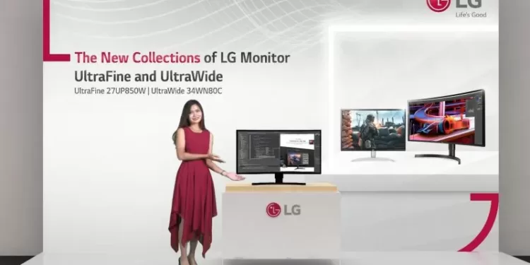 PT LG Electronics Indonesia memperkenalkan monitor terbaru pada jajaran seri UltraWide dan UltraFine (MASAPNEWS/ANT/HO/LGEIN)